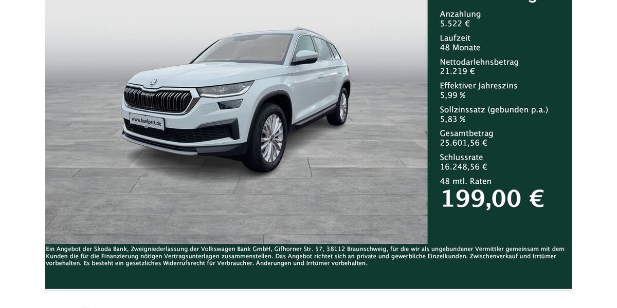 Skoda Kodiaq 117.820 km 26.741 &euro; Dortmund 44309