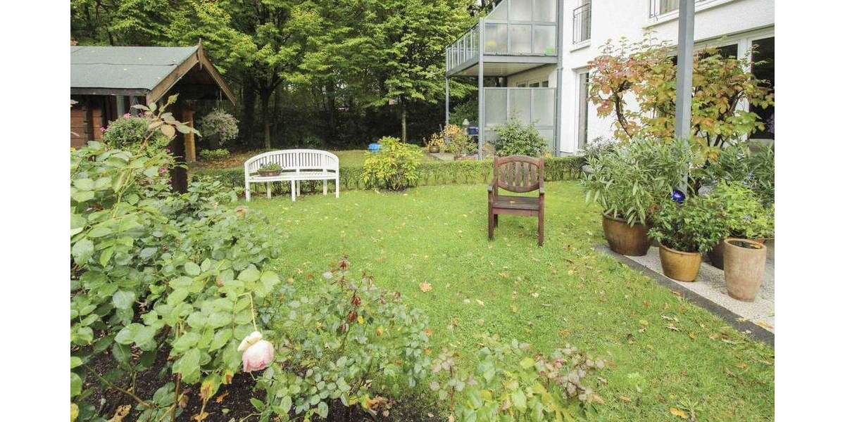 Wohnen im Grünen - charmante Erdgeschosswohnung mit Garten und Terrasse am Waldrand 3 zimmer