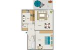 Erdgeschoßwohnung Duisburg Beeck - 2.5 Zimmer, 48 m&sup2;, 443&euro; | Angebot:26389099