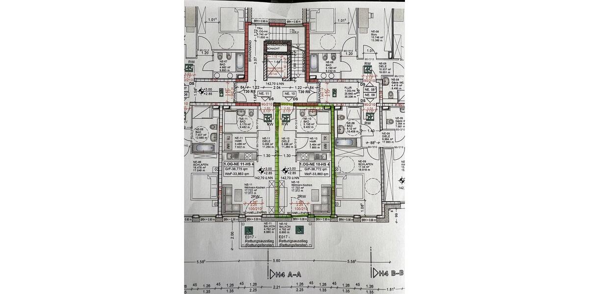 Etagenwohnung Wuppertal Dornap - 1 Zimmer, 34 m&sup2;, 149.000&euro; | Angebot:23410685