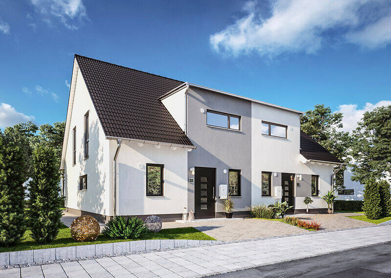 Doppelhaushälfte Marl Hamm - 4 Zimmer, 125 m&sup2;, 441.000&euro; | Angebot:25663387