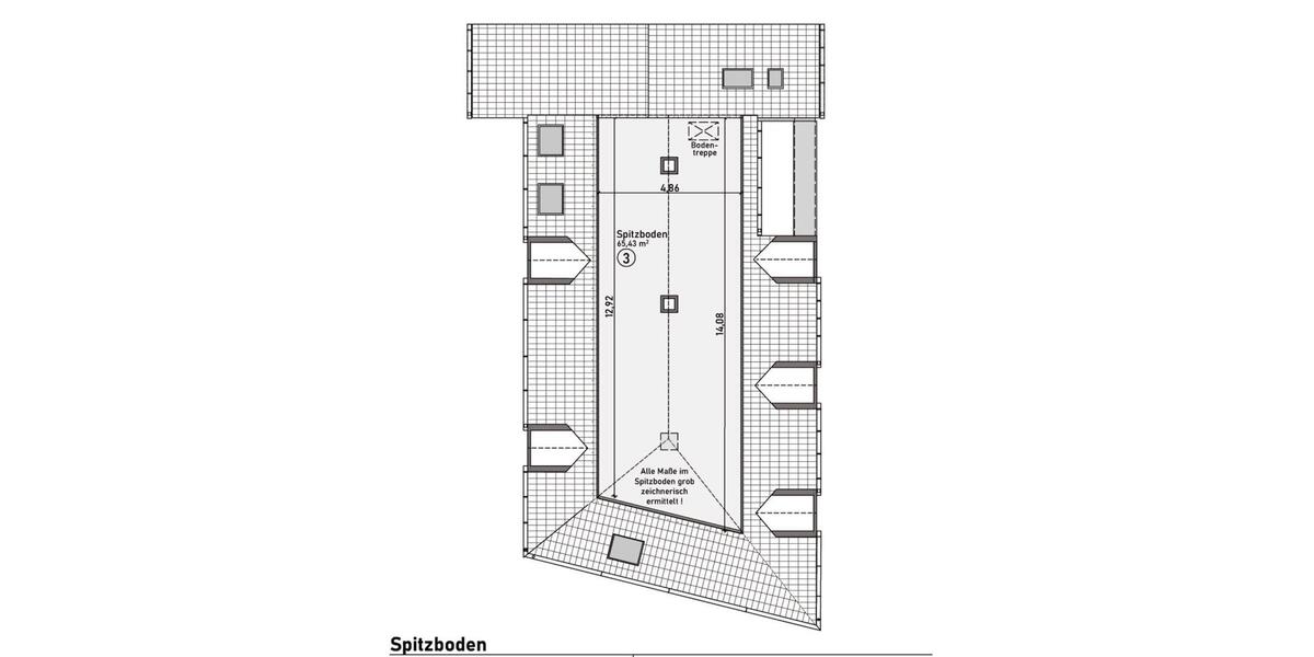 Dachgeschoßwohnung Wuppertal Arrenberg - 5 Zimmer, 140 m&sup2;, 285.000&euro; | Angebot:25363473