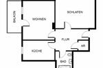 Erdgeschoßwohnung Gelsenkirchen Gelsenkirchen-Nord - 2 Zimmer, 58 m&sup2;, 407&euro; | Angebot:23643776