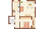 Etagenwohnung Wuppertal Dönberg - 2 Zimmer, 63 m&sup2;, 157.500&euro; | Angebot:27425721