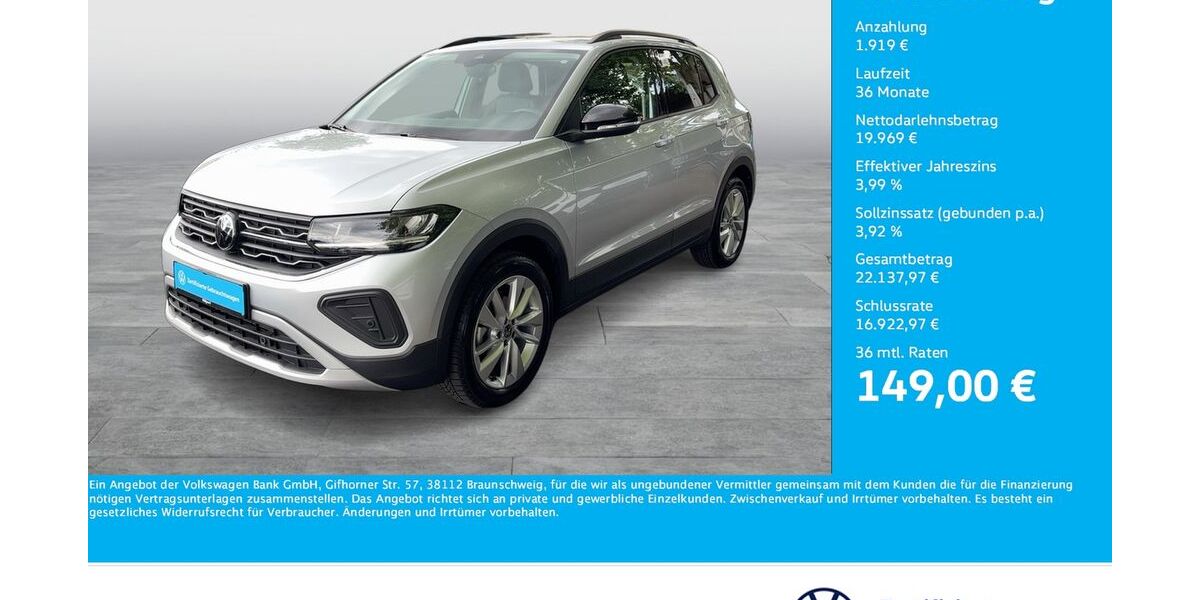 VW T-Cross 7.766 km 20.788 &euro; Dortmund 44379