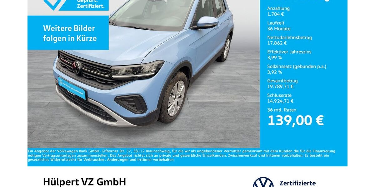VW T-Cross 15.367 km 19.511 &euro; Dortmund 44141