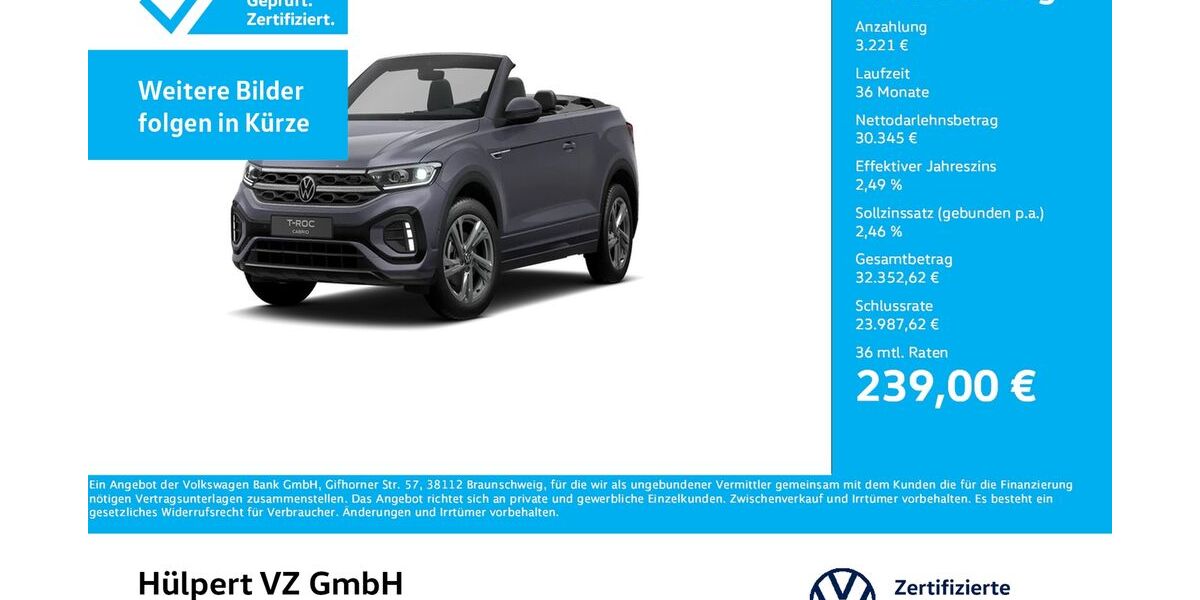 VW T-Roc 18.858 km 33.433 &euro; Dortmund 44141