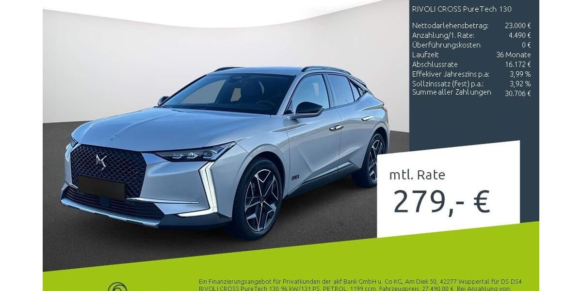 DS Automobiles DS4 29.302 km 20.989 &euro; Dortmund 44263