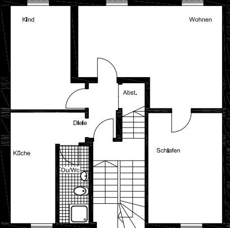 Etagenwohnung Wuppertal Gemarkung Langerfeld - 3 Zimmer, 63 m&sup2;, 568&euro; | Angebot:26385488
