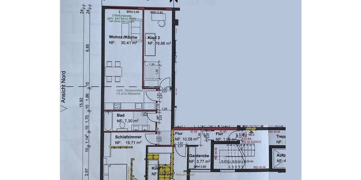 Etagenwohnung Herne Wanne - 5 Zimmer, 102 m&sup2;, 850&euro; | Angebot:26902438