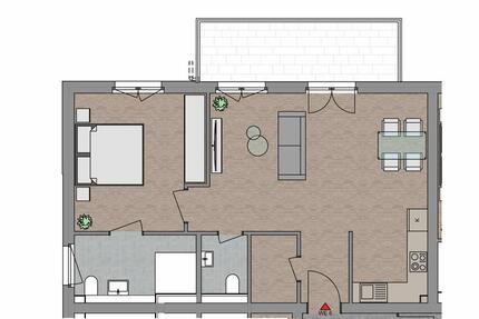 Exkusive 2 Zimmer Etagenwohnung zur Miete-Erstbezug 2 zimmer