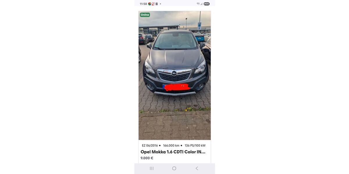 Opel Mokka 166.000 km 7.000 &euro; Mülheim an der Ruhr 45479
