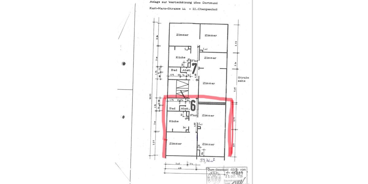 PROVISIONSFREIE!!! Eigentumswohnung 68,25 qm mit Balkon u. Garage 3 zimmer