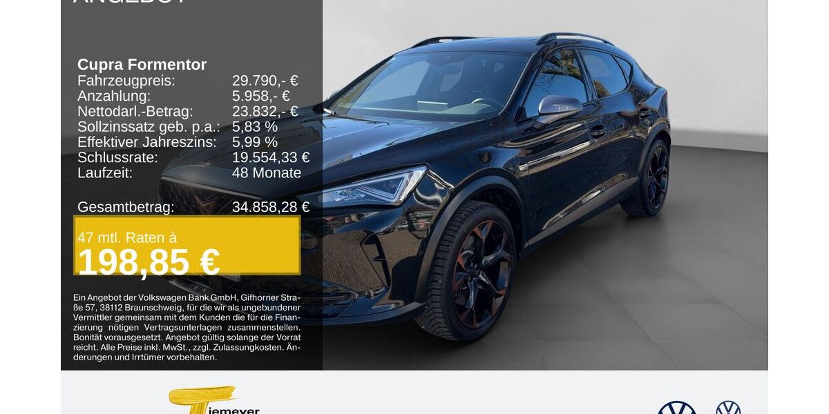 Cupra Formentor 42.713 km 29.790 &euro; Gelsenkirchen 45888