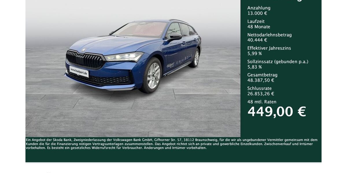 Skoda Superb 18.275 km 53.444 &euro; Dortmund 44309