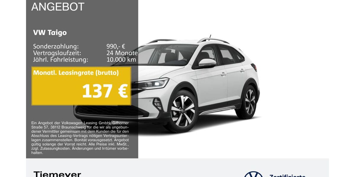VW Taigo 20.747 km 18.430 &euro; Bochum 44892