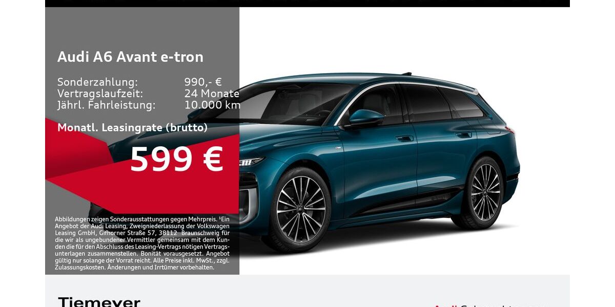 Audi A6 e-tron 19.754 km 67.390 &euro; Gelsenkirchen 45894