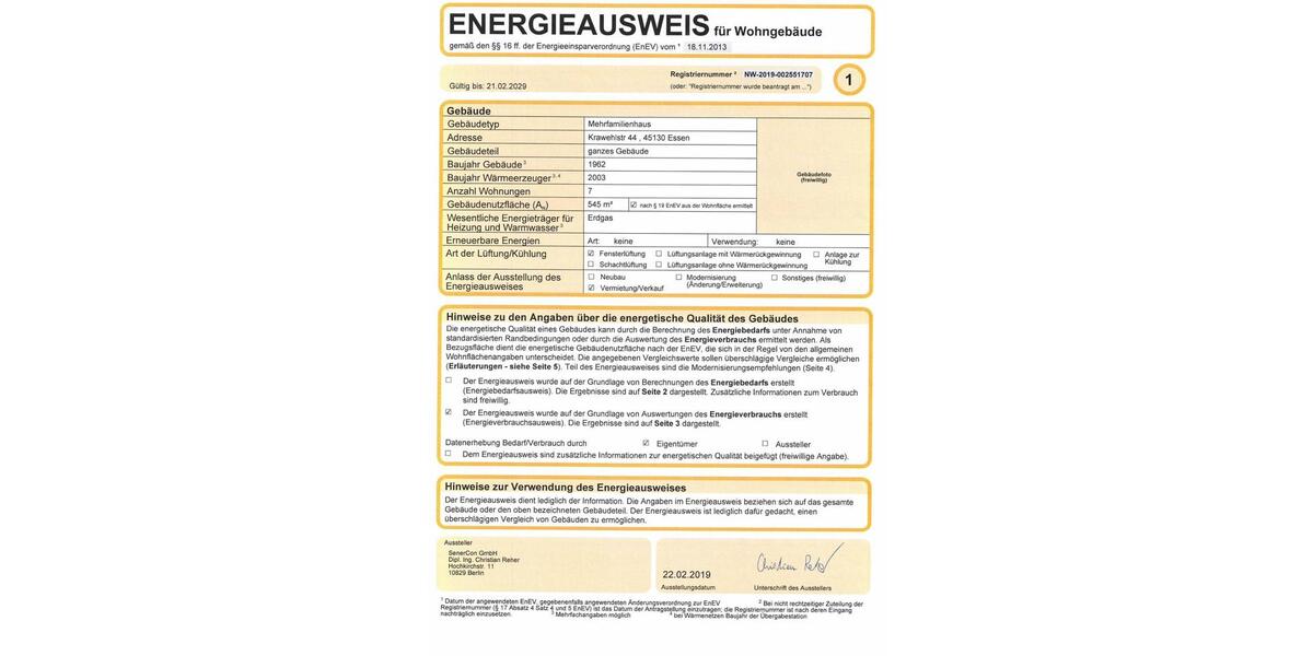 Etagenwohnung Essen Stadtbezirk II - 2 Zimmer, 63 m&sup2;, 690&euro; | Angebot:25305662