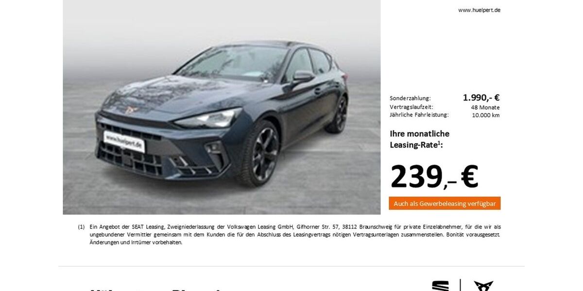 Cupra Leon 7.577 km 29.666 &euro; Dortmund 44269