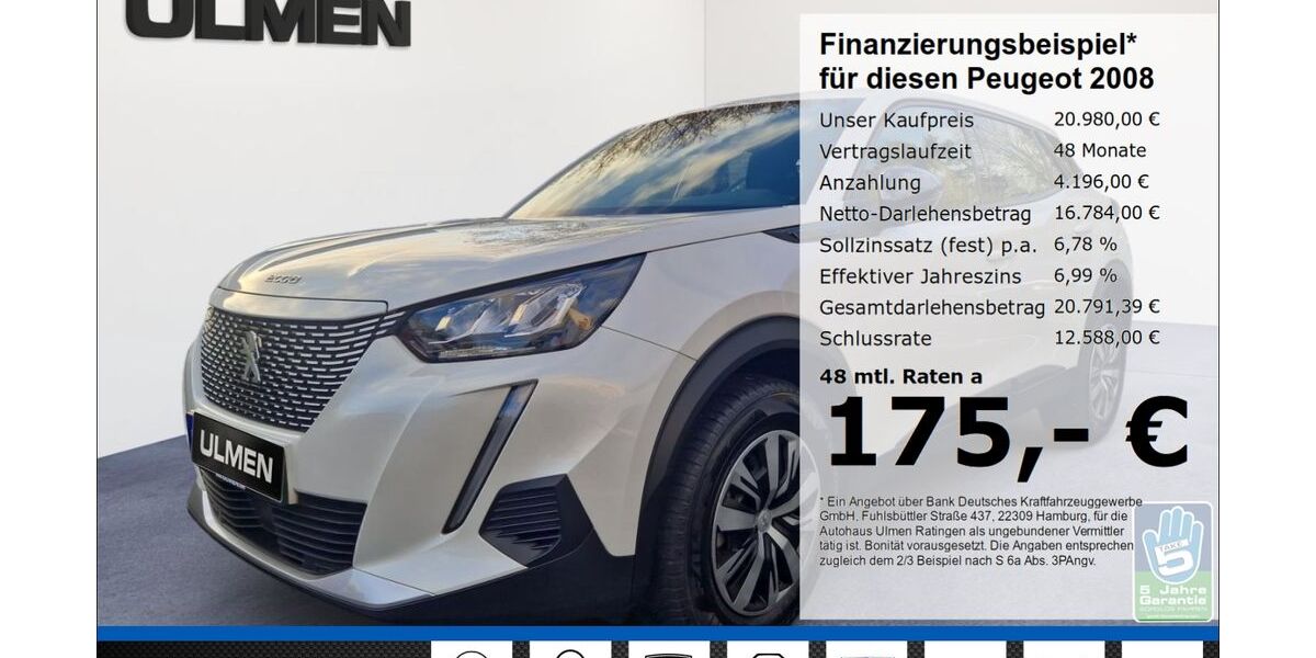 Peugeot 2008 17.260 km 20.980 &euro; Ratingen 40880