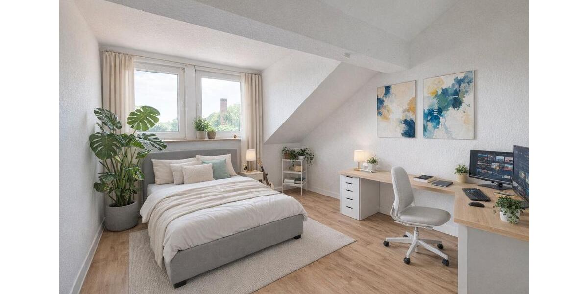 Dachgeschoßwohnung Bochum Bochum-Mitte - 3 Zimmer, 45 m&sup2;, 499&euro; | Angebot:26403722