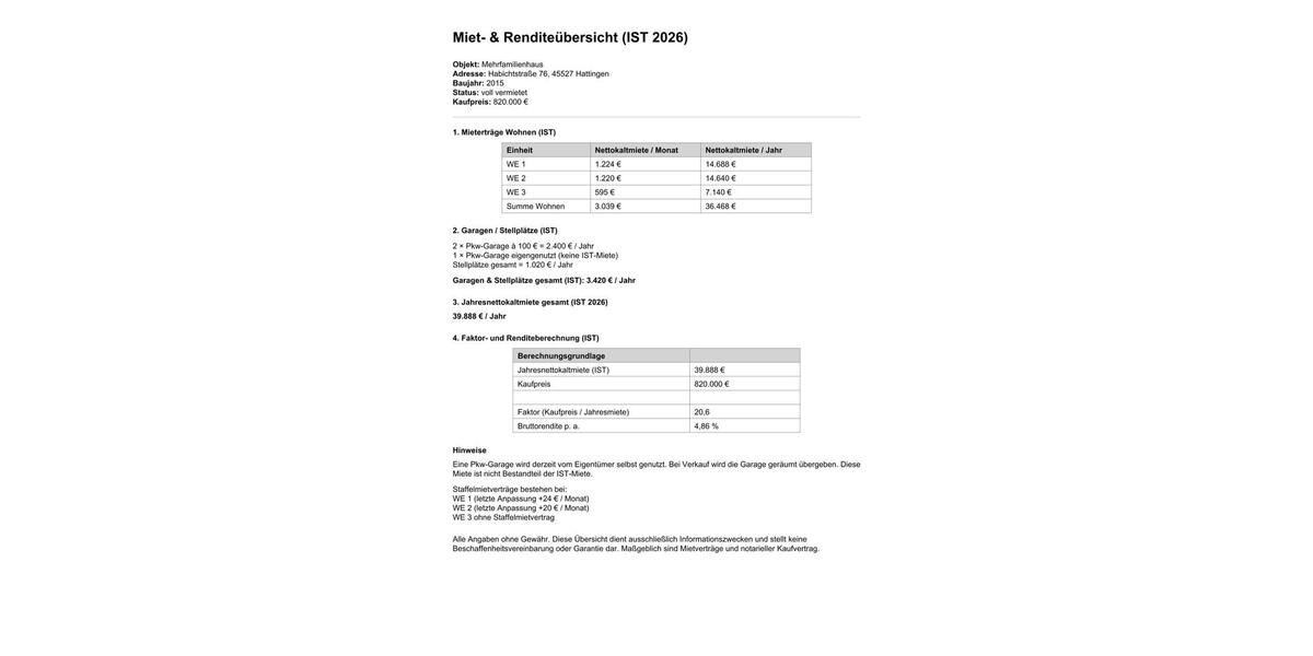 Mehrfamilienhaus, Wohnhaus Hattingen Blankenstein - 8 Zimmer, 265 m&sup2;, 820.000&euro; | Angebot:25485027