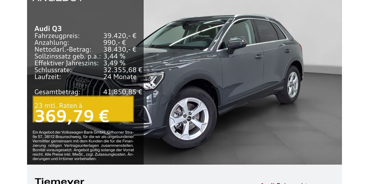 Audi Q3 3.219 km 38.660 &euro; Bochum 44809