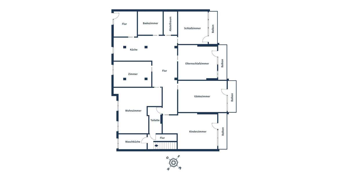 Bezugsfrei! Großzügige 6-Zimmer-Wohnung mit Balkon, EBK und 4 Stellplätzen in Wetter (Ruhr) 6 zimmer