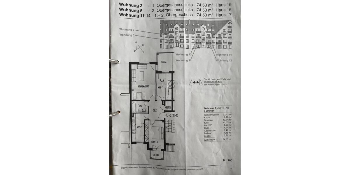 Etagenwohnung Wuppertal Lichtenplatz - 3 Zimmer, 75 m&sup2;, 275.000&euro; | Angebot:27127729