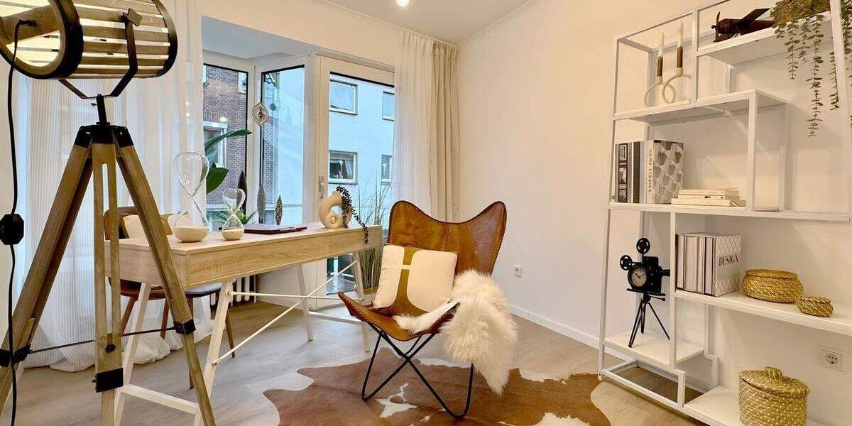 Etagenwohnung Duisburg Alt-Homberg - 3 Zimmer, 90 m&sup2;, 185.000&euro; | Angebot:24595853