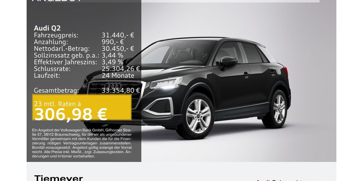 Audi Q2 24.632 km 31.240 &euro; Bochum 44809