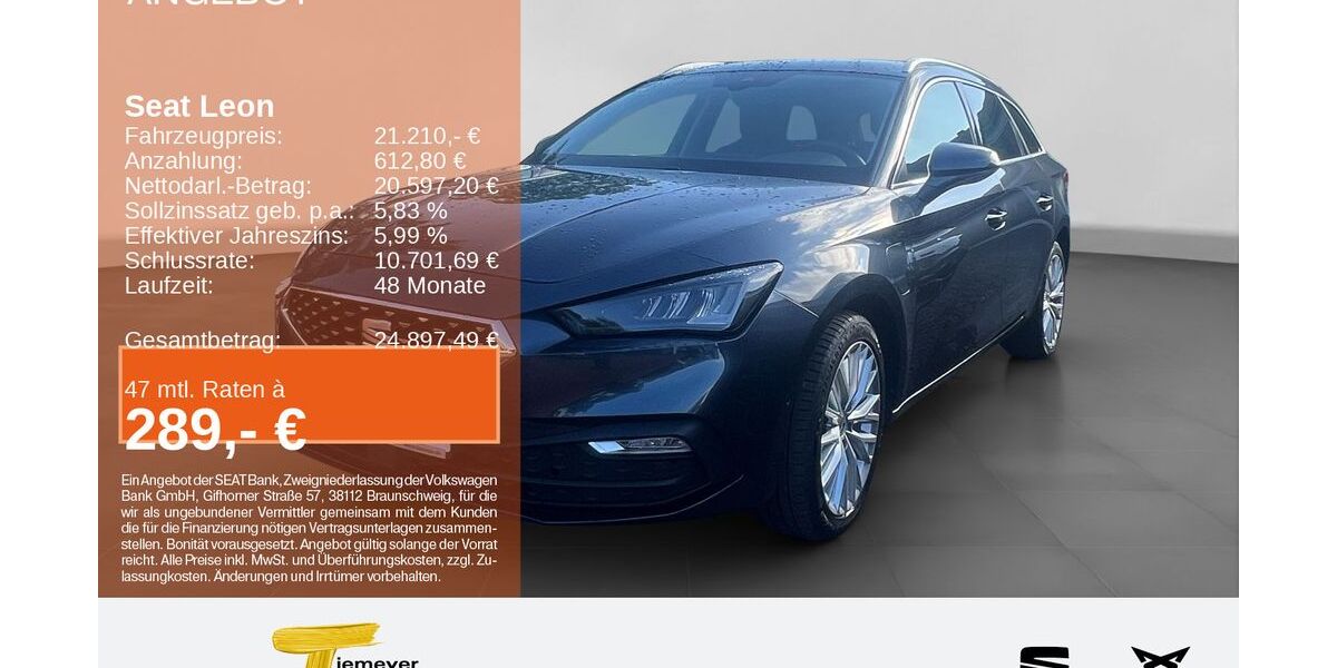 Seat Leon 90.553 km 19.910 &euro; Recklinghausen 45663