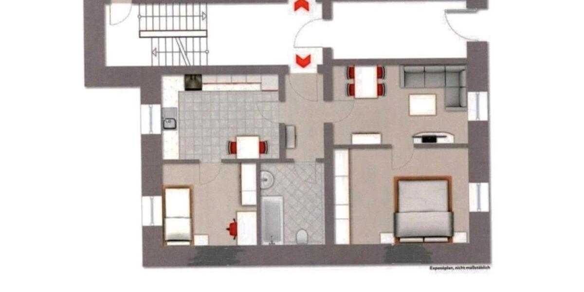 Helle Wohnung 3-Zimmer Hattingen Niederbonsfeld, E-Kupferdreh 3 zimmer