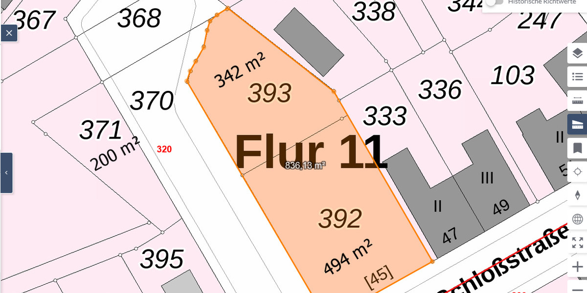 Baugrundstück in Velbert mit Vorschlag Projektierung MFH zimmer