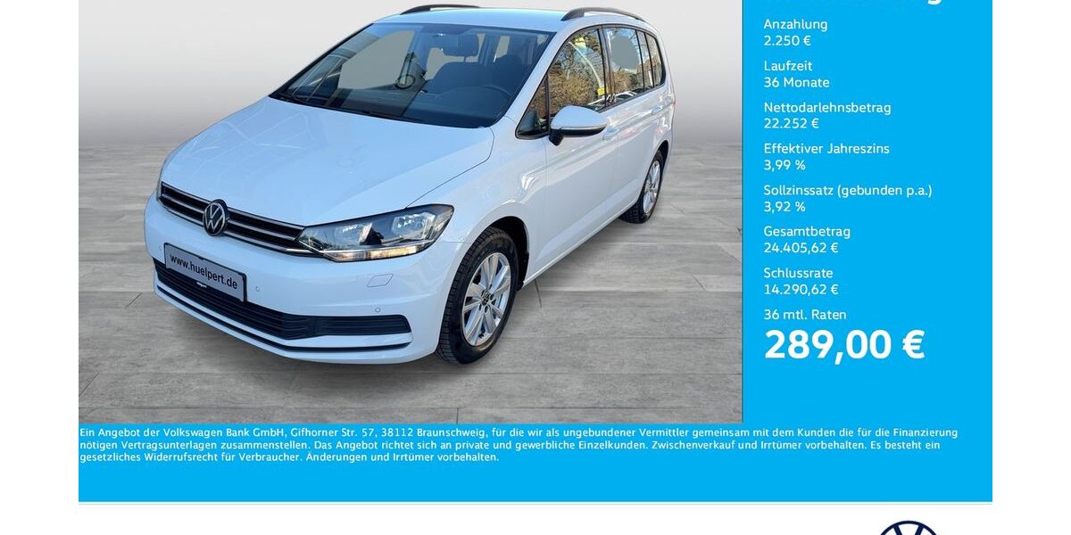 VW Touran 67.059 km 24.502 &euro; Dortmund 44379