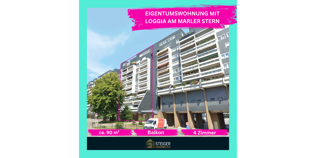 Etagenwohnung Marl Alt-Marl - 4 Zimmer, 91 m&sup2;, 139.000&euro; | Angebot:27086423