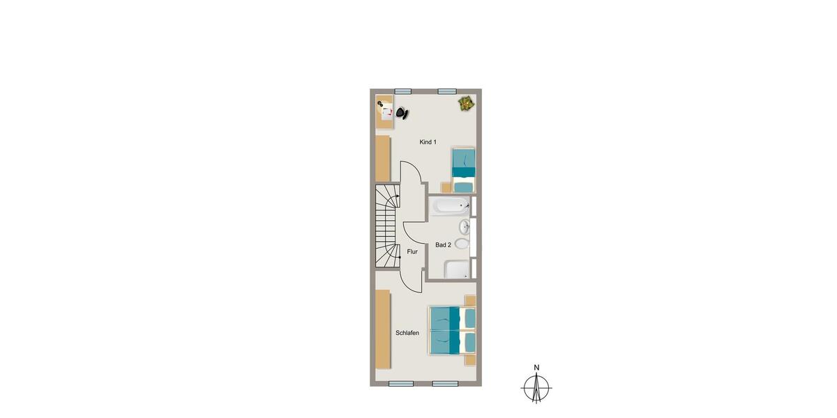 Etagenwohnung Duisburg Walsum - 4 Zimmer, 116 m&sup2;, 1.434&euro; | Angebot:26343774