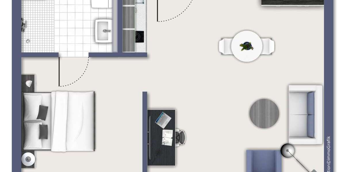 Wohnung zum Mieten in Dortmund 872,25 € 53.55 m² 1 zimmer