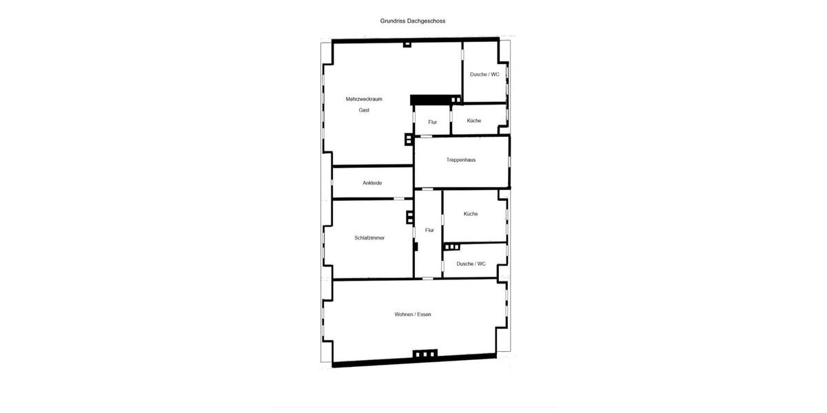 Dachgeschoßwohnung Herne Wanne-Bickern - 4.5 Zimmer, 107 m&sup2;, 950&euro; | Angebot:25304459