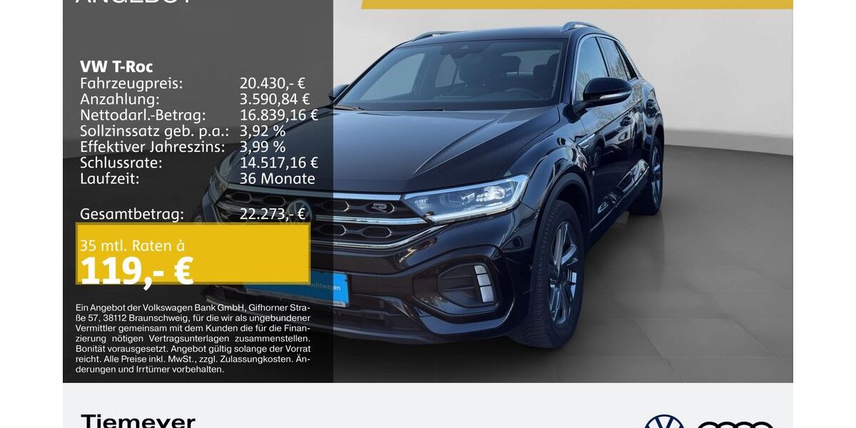 VW T-Roc 54.158 km 19.230 &euro; Gelsenkirchen 45894