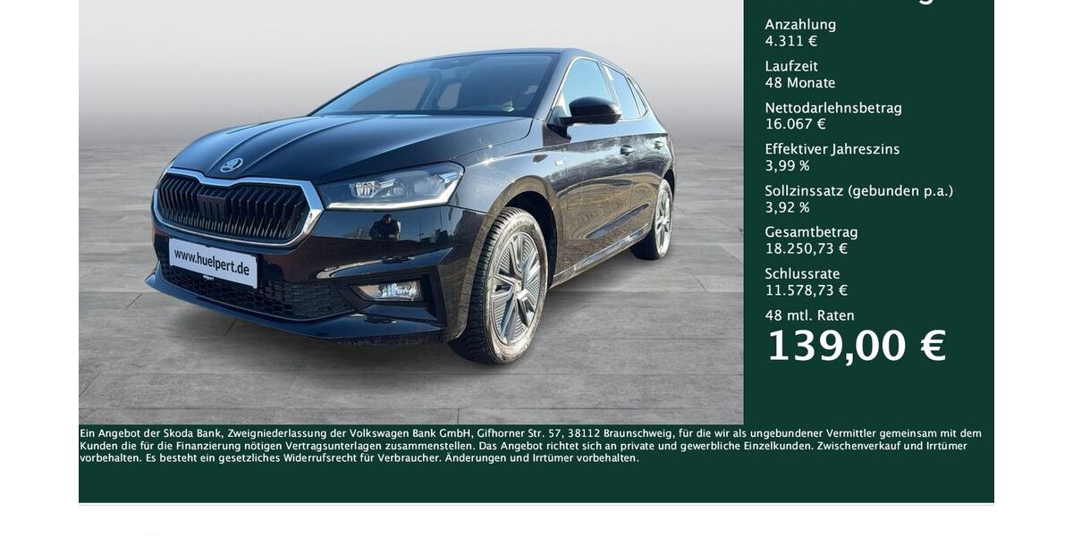 Skoda Fabia 8.021 km 20.130 &euro; Dortmund 44309