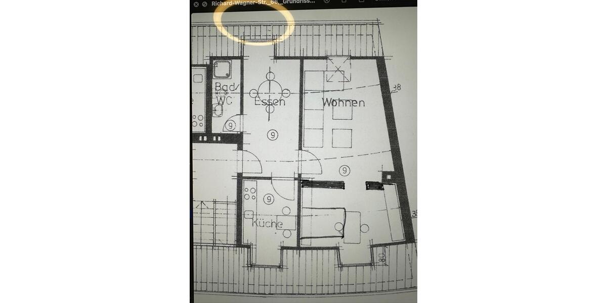 E-Rüttenscheid, 54QM, 3 Zimmer + Küche 3 zimmer