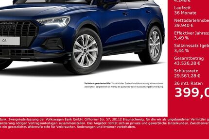 Audi Q3 7.427 km 44.188 € Dortmund 44143
