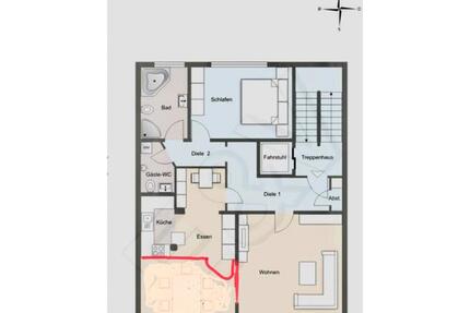 Wohnung Dortmund Hombruch - 3 Zimmer, 92 m&sup2;, 1.200&euro; | Angebot:25168916