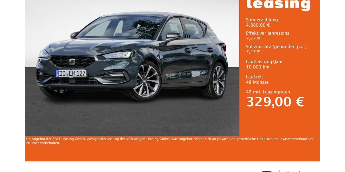Seat Leon 8.369 km 29.665 &euro; Dortmund 44379