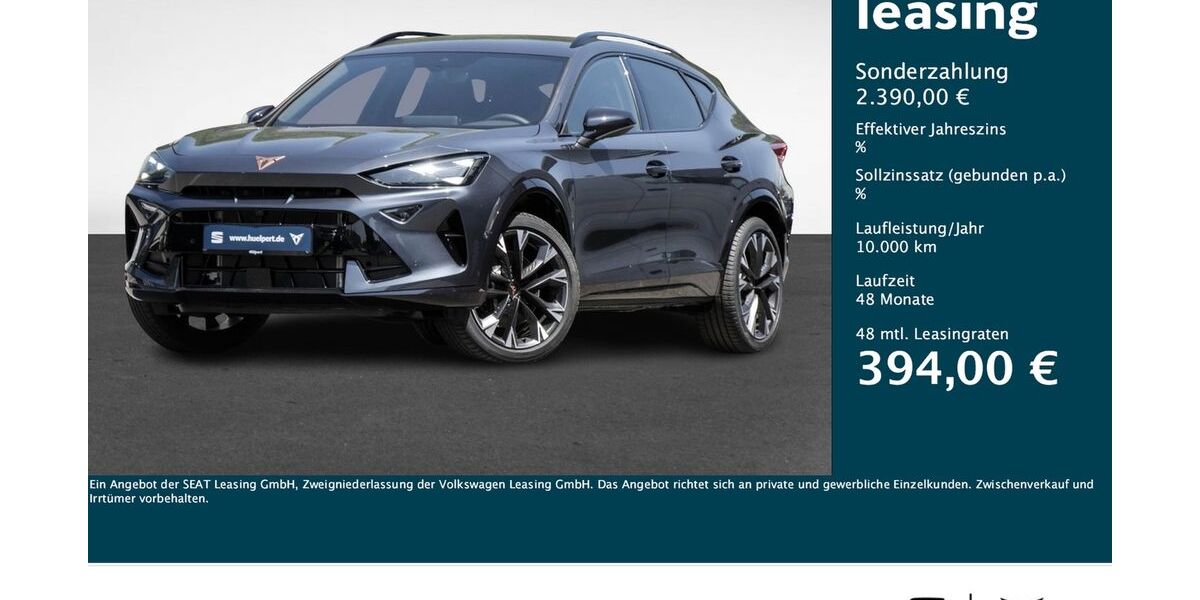 Cupra Formentor 1.990 km 42.565 &euro; Dortmund 44269