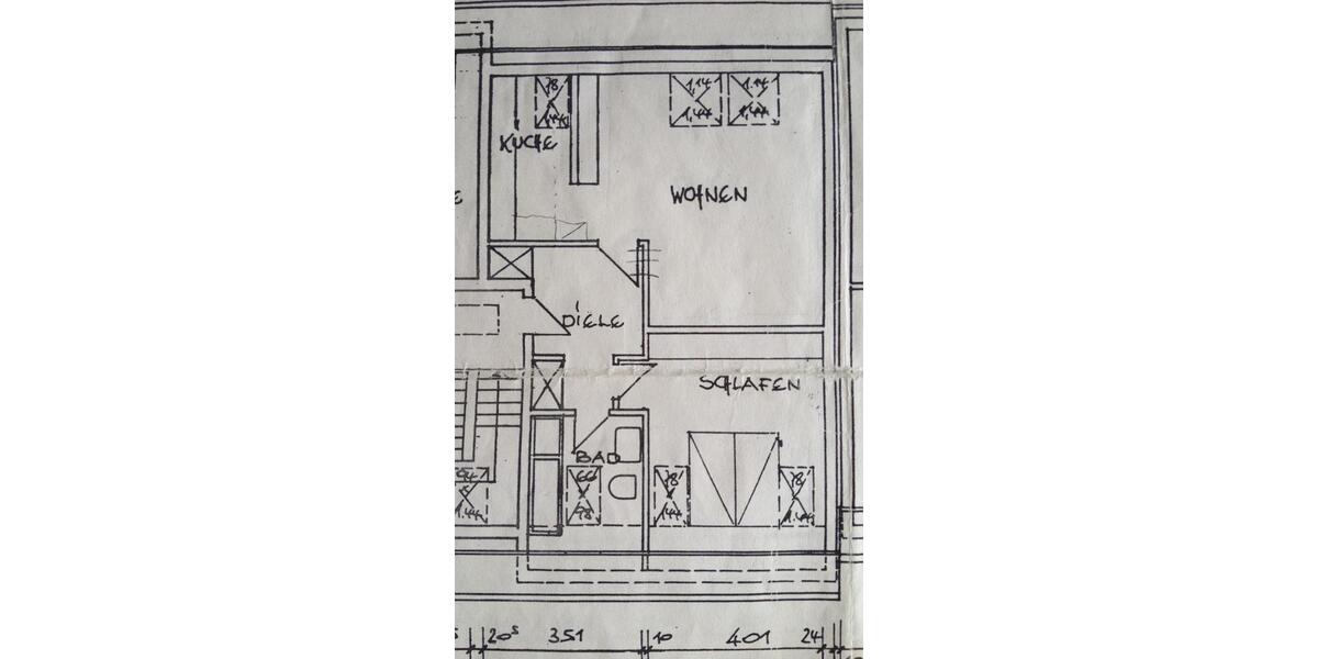 Dachgeschoßwohnung Bochum Eppendorf - 2.5 Zimmer, 63 m&sup2;, 508&euro; | Angebot:25398243