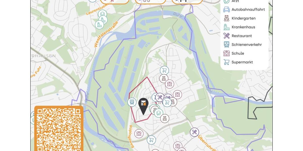Dachgeschoßwohnung Essen Stadtbezirk VIII - 1 Zimmer, 50 m&sup2;, 500&euro; | Angebot:26547037