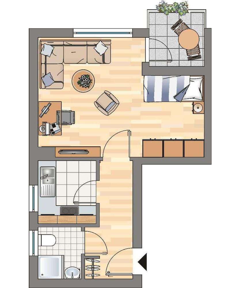 Wohnung zum Mieten in Dortmund 339 € 34.34 m²