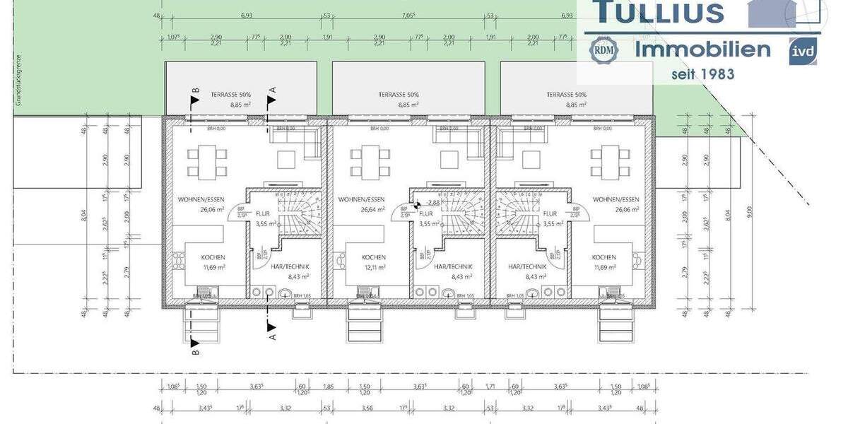Reihenendhaus Essen Gerschede - 6 Zimmer, 151 m&sup2;, 655.000&euro; | Angebot:24437715